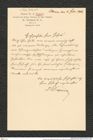 Nachlass Franz Steindachner, Brief von D. Pupovac an Franz Steindachner (02.02.1906), Inv.Nr. 410.01, Seite 1